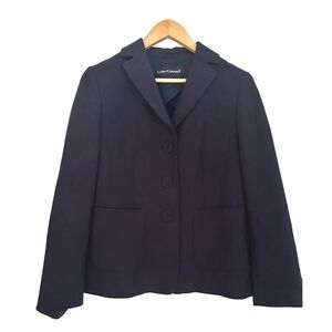Luisa Cerano navy blue Classic Blazer size 10 jacket